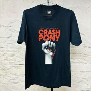 Rare Vtg 80s 1989(?) Crash Pony T Shirt One Eye Records Independent Rock Label